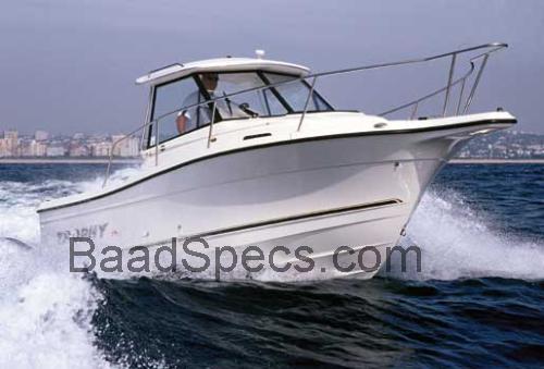Bayliner 2509 Trophy tekniske specifikationer og anmeldelser